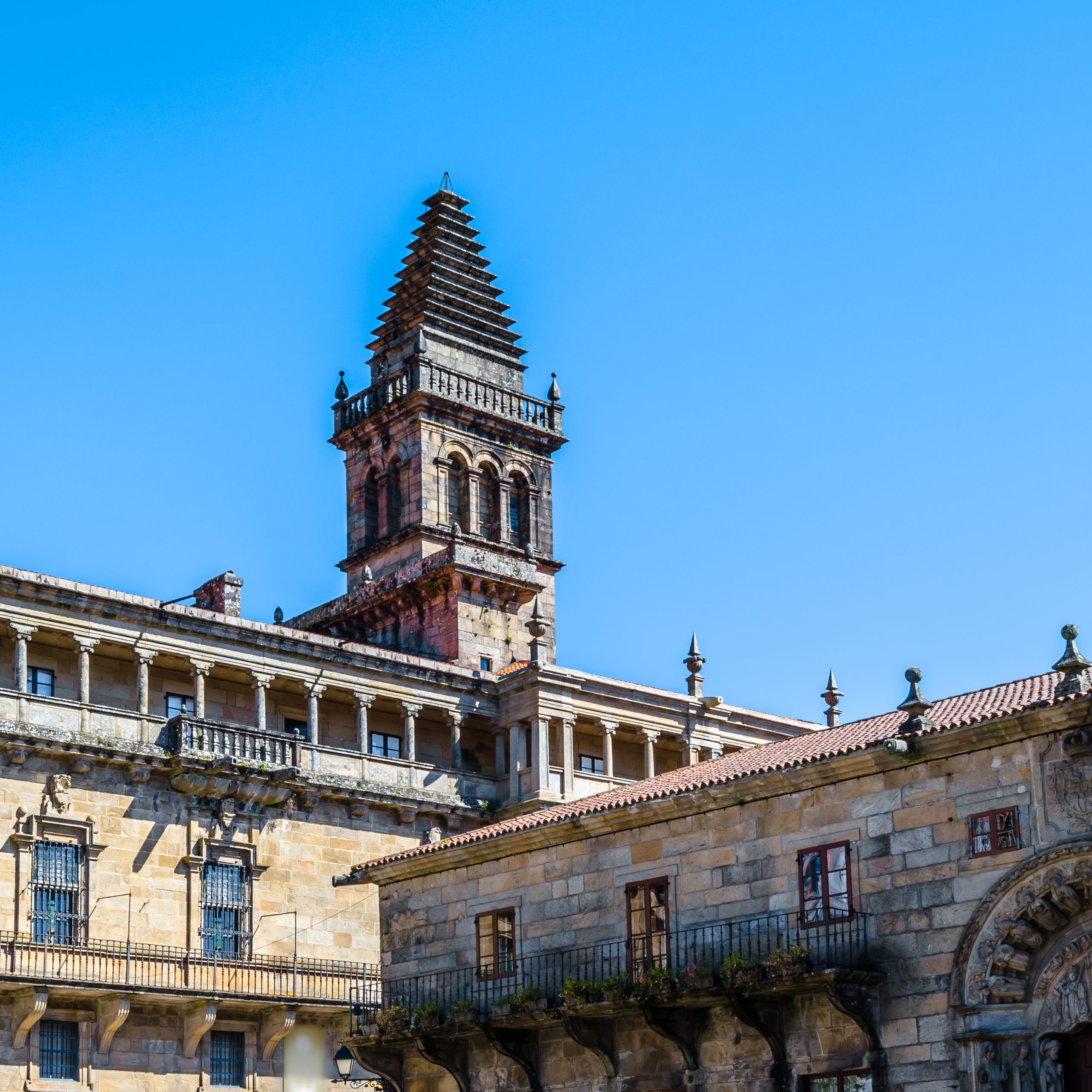Architecture in Santiago de Compostela, Spain